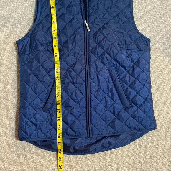 Lightweight blue women’s PP puffer vest - Picture 5 of 5
